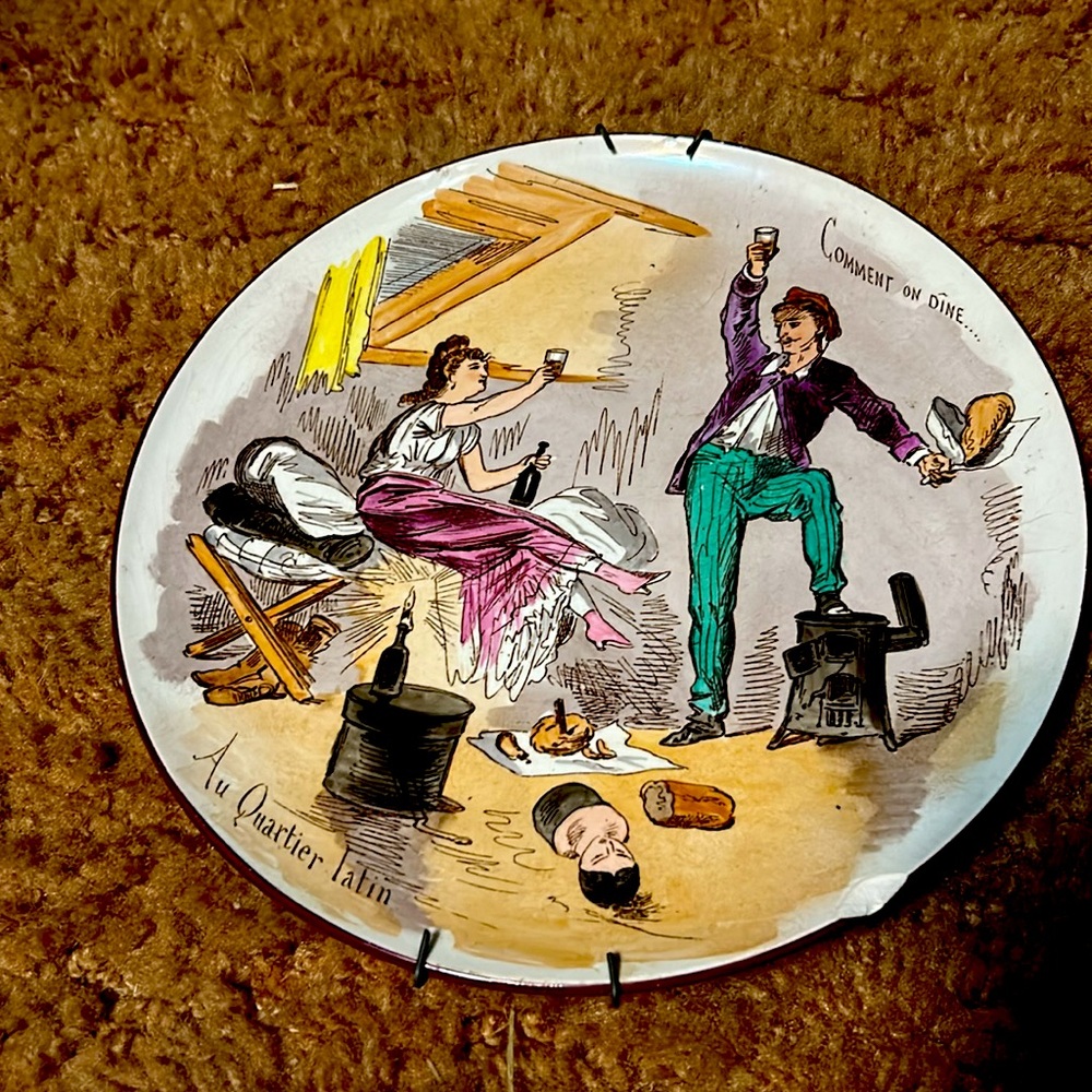 Vintage Fondeville Ambassador Ware International Toast Series Plates (3) England